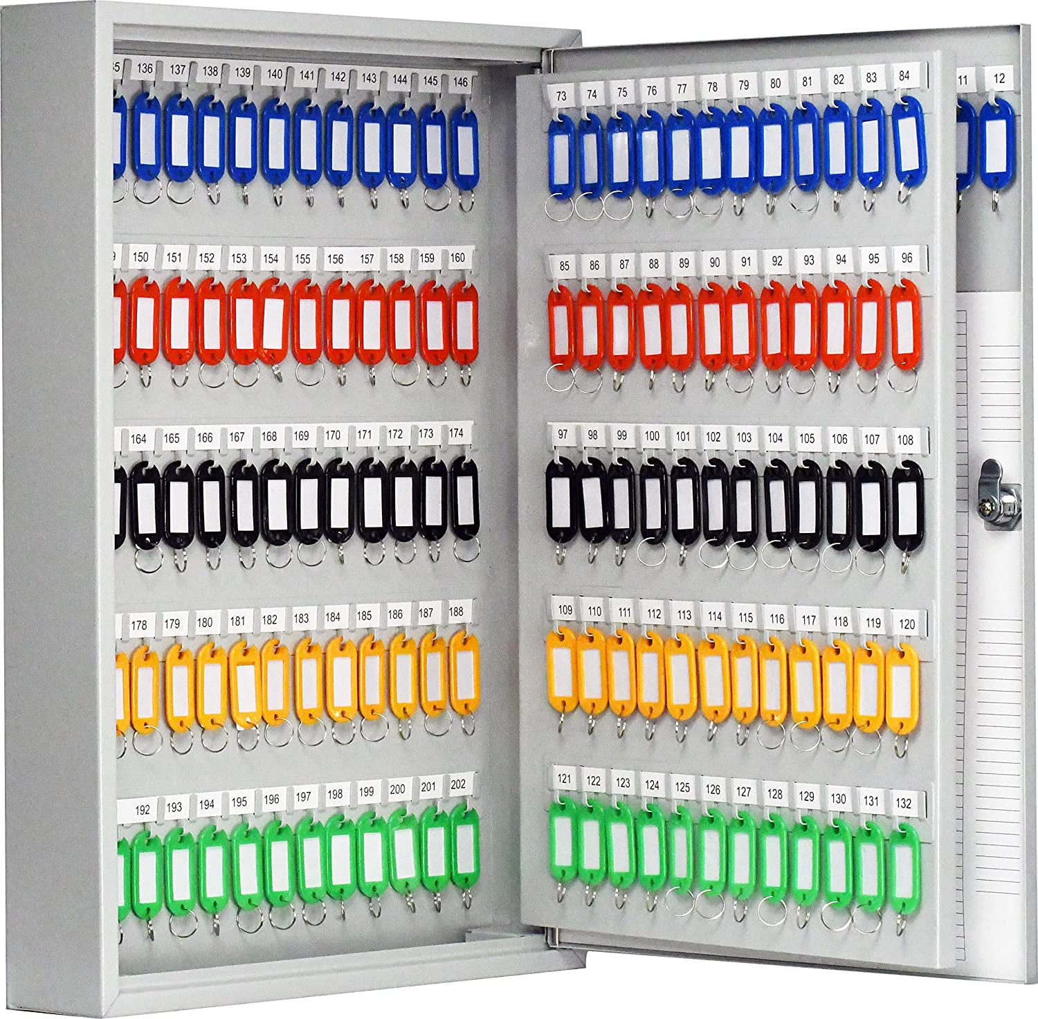 Steel Key Safe Wall Mount Cabinet Storage - 200 Key Safe Box - Walmart.com