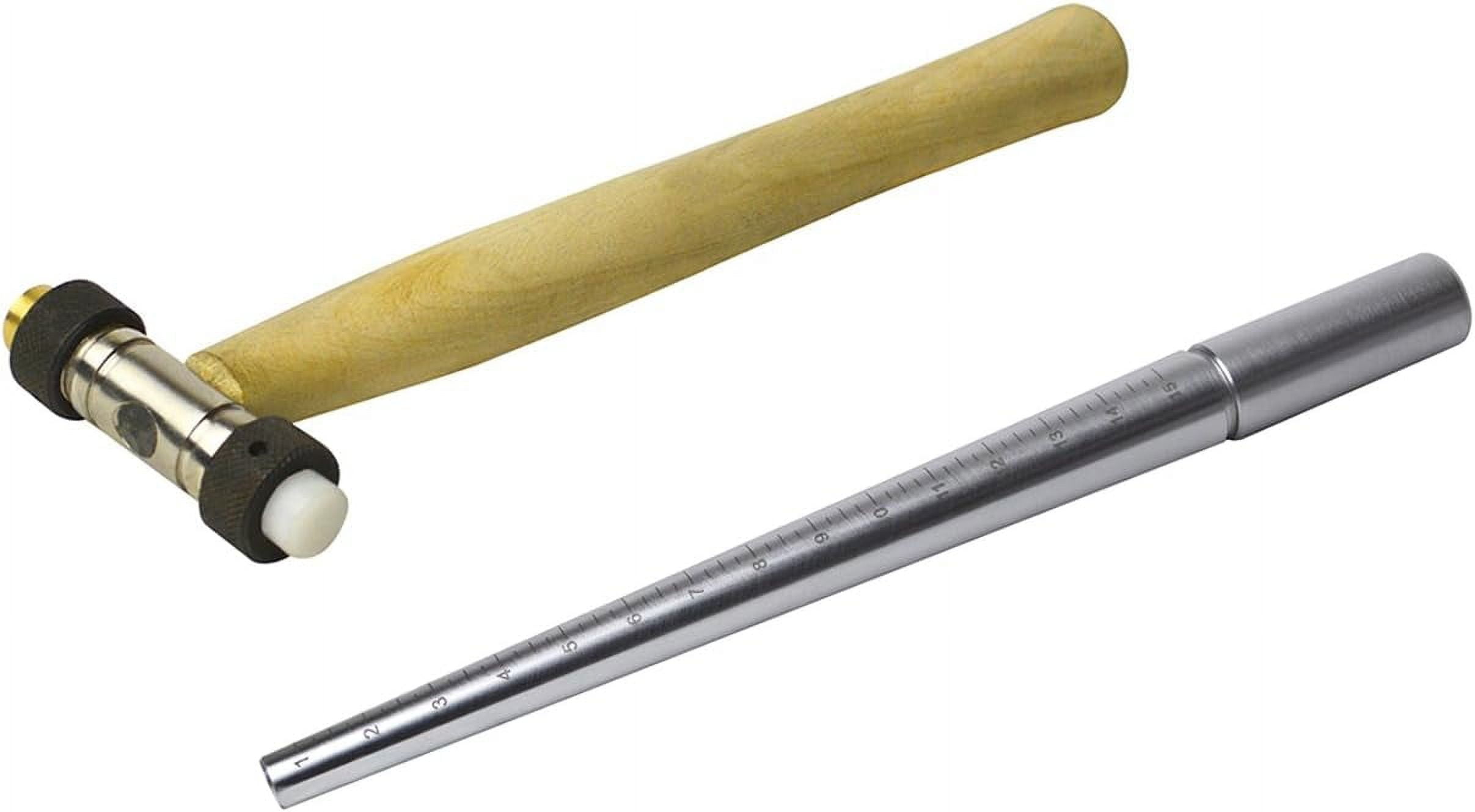 Steel Kit W/Brass Nylon Hammer Jewelry Making Ring Sizing Metal Forming