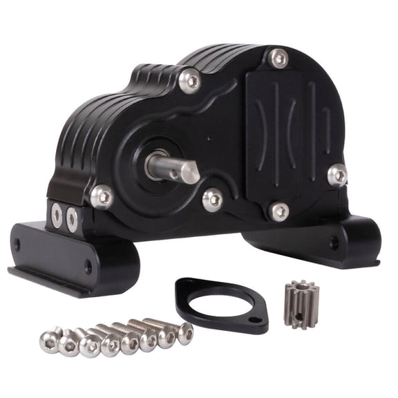 Steel LCG Chassis Rails Metal Transmission Gearbox For 1/10 RC Crawler Truck