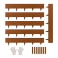 thumbnail image 1 of Steel Landscape Edging 6-Pack, 40x8 Inch Yard Border - Weatherproof Rust-Resistant Metal Lawn Edge for Gardens, Flower Beds & Walkways, 1 of 9