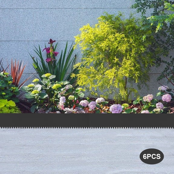 Steel Landscape Edging  Corrosion-Resistant, Bendable, 19.5ft for Garden Borders