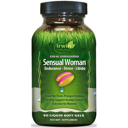 Irwin Naturals Sensual Woman Endurance – Stress & Libido Support – 60 Liquid Soft-Gels