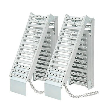 Aluminum Ramps, 1 Pack, 8810 lbs Capacity, Heavy-Duty Ramps with Top ...