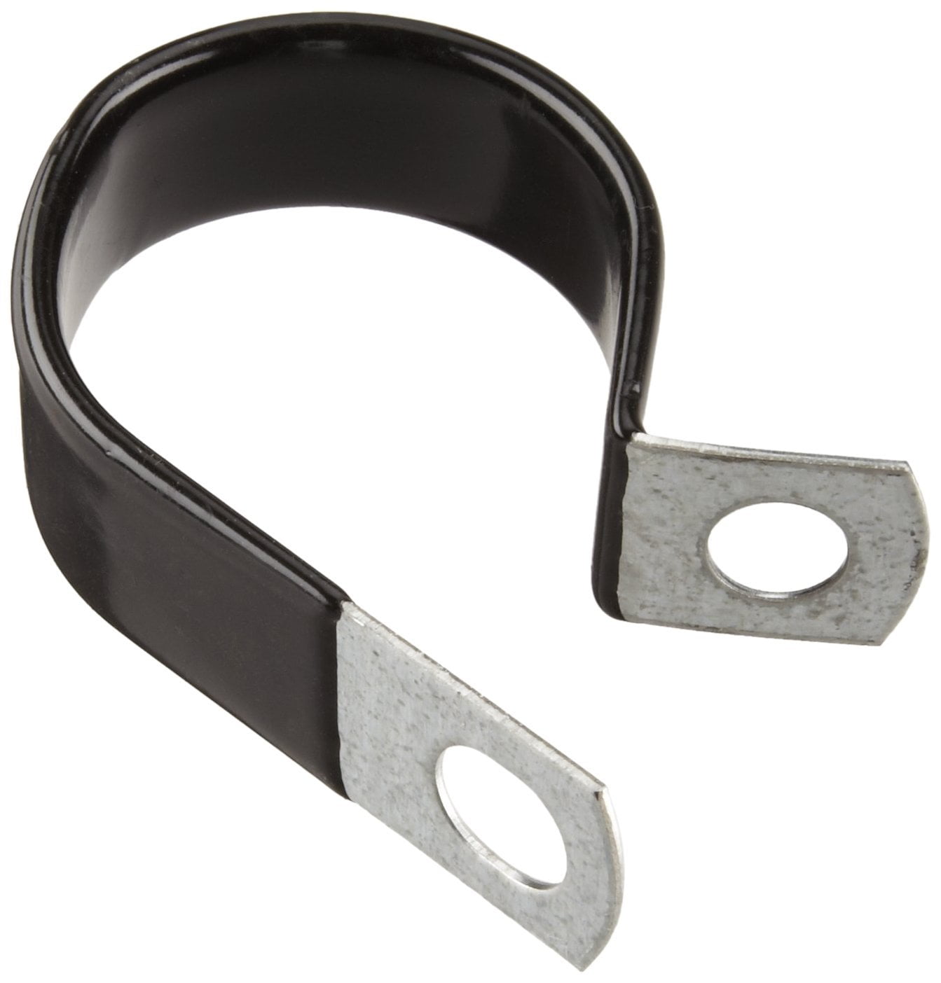 Steel Loop Hose Clamp, Vinyl Coated, 1-1/2" Clamp ID, 3/4" Band Width, 3/64"Band Thickness, Pack Of 25