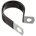 thumbnail image 1 of Steel Loop Hose Clamp, Vinyl Coated, 5/16" Clamp ID, 1/2" Band Width, 1/32" Band Thickness, Pack Of 50, 1 of 1