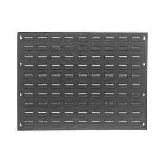 Steel Louvered Wall Panel Without Bins, 27x21, Lot of 2