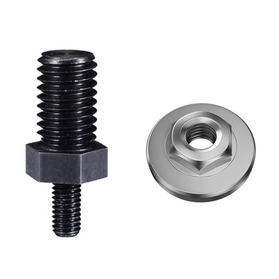 Steel M5 To M10 Spindle Adapter Pressure Plate Reliable Torque Transmission Robust Construction Secure Fit For 3 Inch Angle Grinder Furniture Production Decoration Metal Cutting