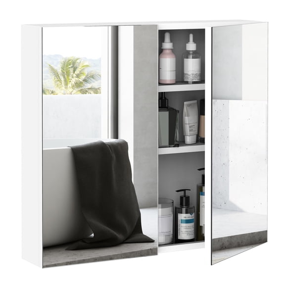 Steel Material, 21.63in Height - Ample Vanity Storage - Bathroom Use - Organize Your Daily Essentials