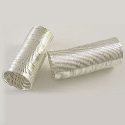 Steel Memory Wire for Ring Earring Making Silver 22 Gauge 0.6mm about 100 circles/set