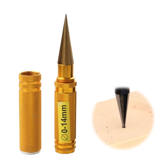 Steel Metal 0-14mm Hole Puncher Reamer RC Body Shell Drills Tool for intricate tasks