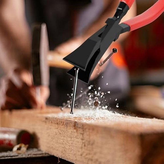 Steel Metal Hand Seamer, 7-Inch Metal Sheet Straight/Bender Plier Tools, Sheet Metal Seamer Form Edge Seamer Seaming Plier with Ergonomic Handle for Bending and Flattening Sheet Me