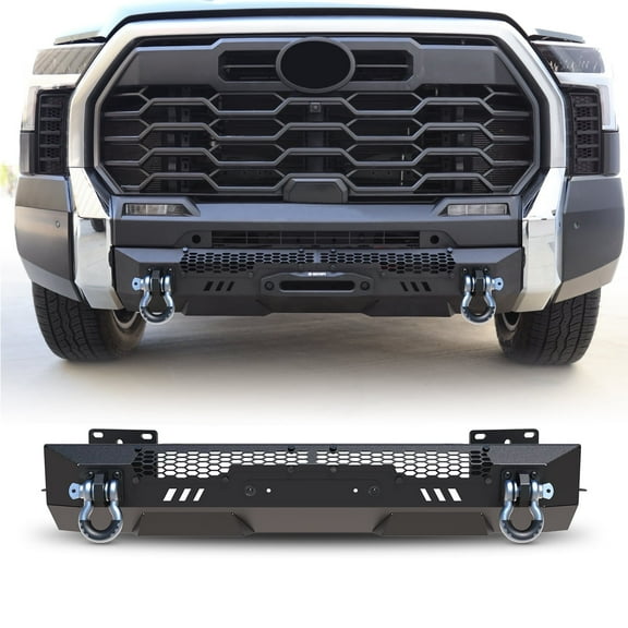 Steel Mid-Width Front Bumper For 2022-2025 Toyota Tundra w/2*D-Rings Shackles