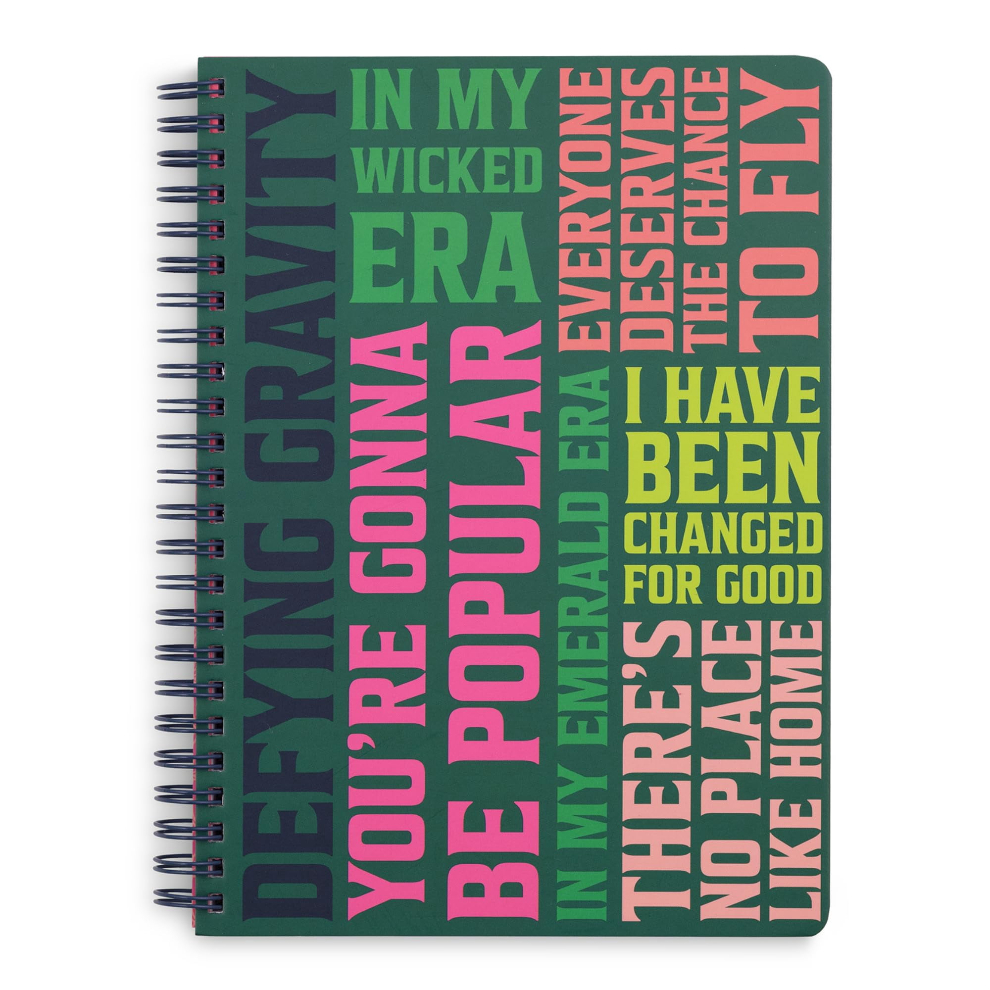 Steel Notebook Steel Mill & Co Cute Mini Spiral Notebook for Theater Lovers, 8.25