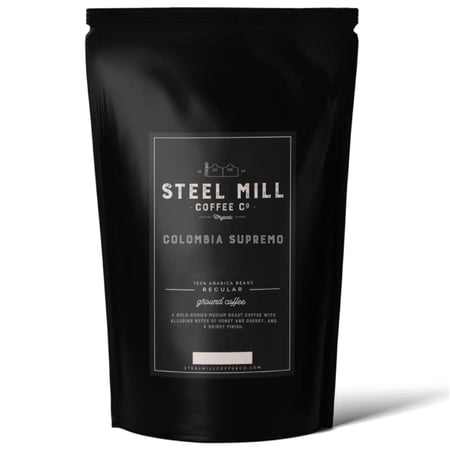 Steel Mill Coffee Co. Colombia Supremo Single Origin | 12 ounces / Drip Grind / Regular | ORIGIN: Grown in Colombia