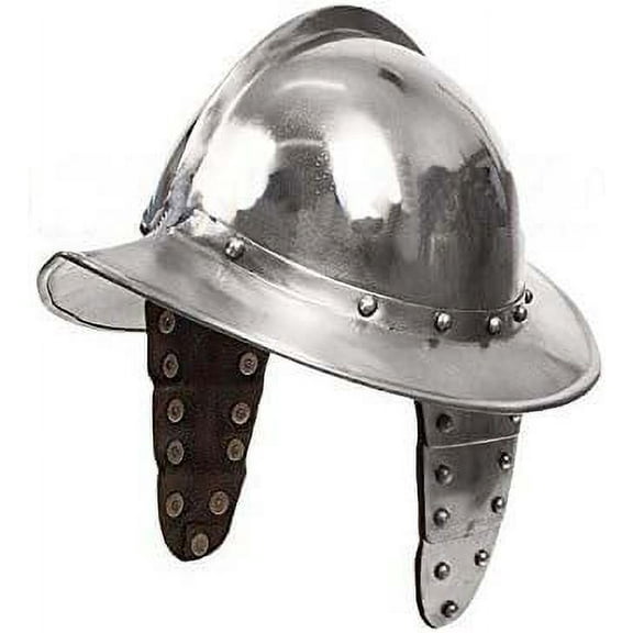 Steel Morion Helmet Knight Helmet LARP Viking Battle