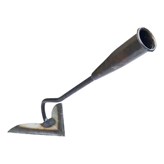 All Steel Multi-Purpose Pointed Garden Hoe, Heavy Duty Farm & Household Hand Tool, Durable Digging Loosening Ridging Furrowing Hoe For Backyard Vegetable Planting And Small Farm Agricultural Work