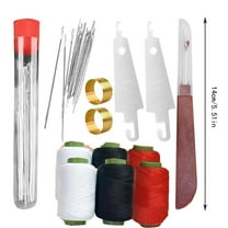 Steel Needles for Hand Sewing, 37PCS Big Eye Steel Sewing Needles Kit, Long & Thin Handmade Quilting & Sewing Needles Kit for DIY Sewing Projects