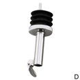 thumbnail image 1 of Steel Oil Bottle Spout Pourer/mouth With Stopper Flask Dry Pot Bottle W1F2, 1 of 8