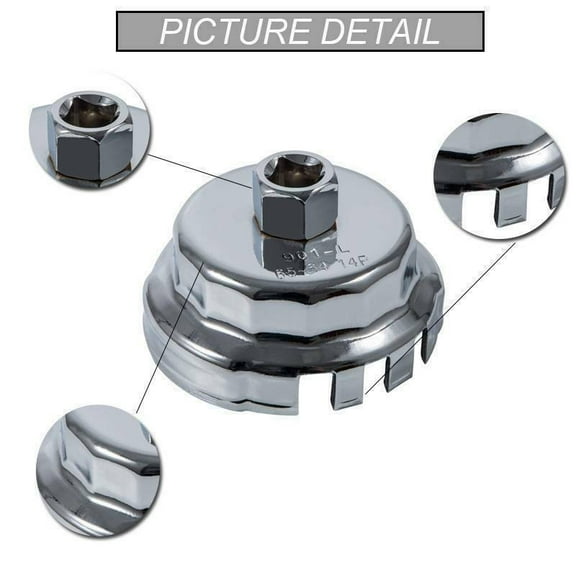 Steel Oil Filter Cap Wrench Socket Remover Tool for Toyota Lexus Scion 2.5L-5.7L