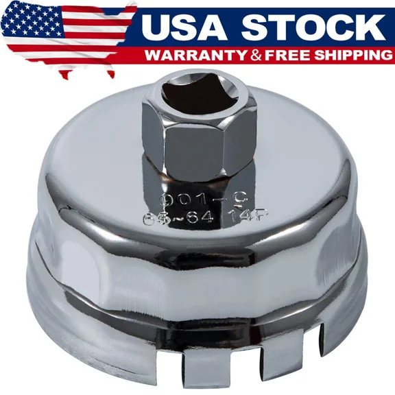 Steel Oil Filter Wrench Cap Tool for Toyota Corolla Matrix Prius Scion 1.8 Liter