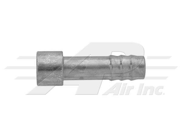 Steel 90º Tube-O Beadlock Fitting W/ Svc Port TO-10SB 90 SV R134A