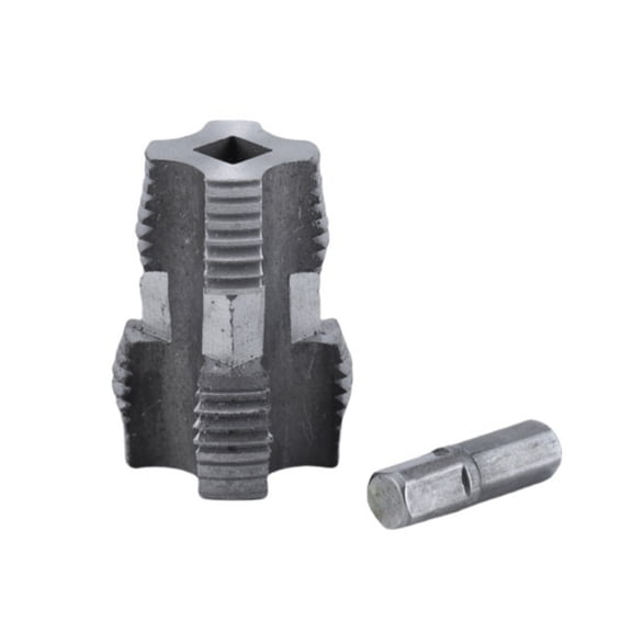 Steel PVC Pipe Tap 1/2" 3/4" Water Pipe Internal Thread Opener Hand Tools for Electric Drill Compatible Pipe Threader