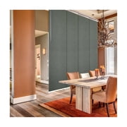 Steel Panel Room Divider - Adjustable Width 48-88 Inch - 94" High