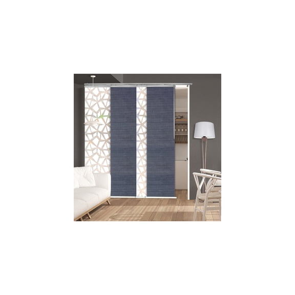 Steel Panel Track System - Room Divider & Decorative Screen - 48-88 Inch Width