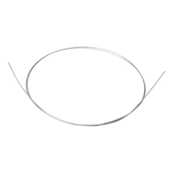Steel Piano String Replacement Wire 1m Silver 1mm Diameter