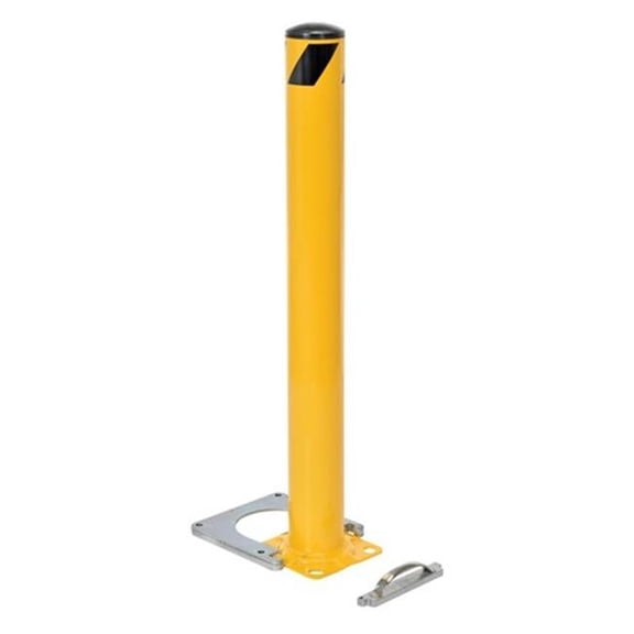 Steel Pipe Bollard Surface Mounted- 42 x 5.5 in.