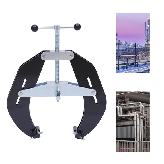 Steel Pipe Clamps, Durable and Corrosion-Resistant, Quick-Adjust Lever, Easy to Carry and Store, Ready to Use