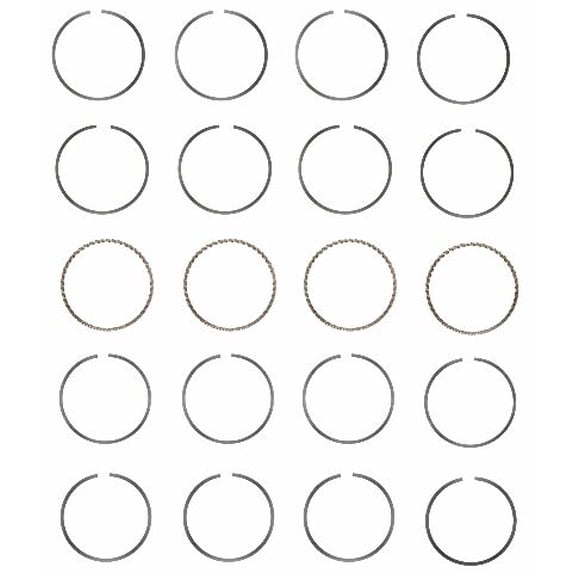 Steel Piston Rings Set | Compatible with Toyota 1.5L DOHC 16V INZFE/1NZFXE | .50mm (.020 Oversized)