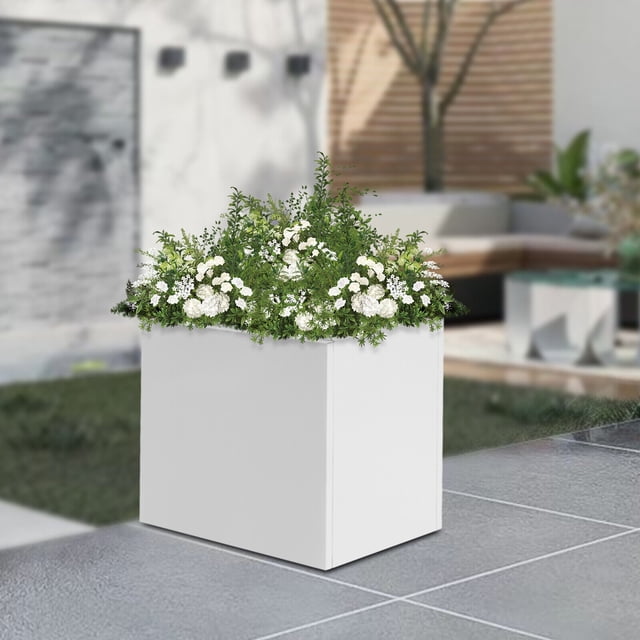 Box Square Pot Steel Planter Box Cube Planter Box Indoor Outdoor Planters Square ...