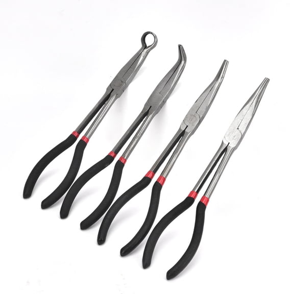 Steel Plugs Removal Plier Long Handle Pliers Set Car plugs Removal And O Rings Clamp Installation