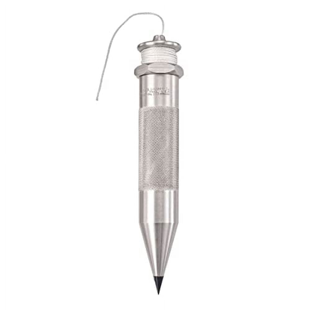 Steel Plumb Bob With Strong Braided 8' Nylon Line For Layout Work