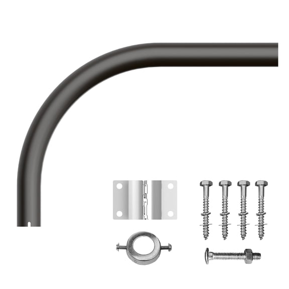 Steel Pole Arm Mount For Outdoor Area Security Barn Yard Lights