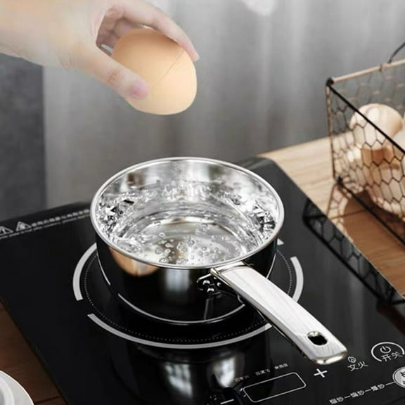 Steel Pot Pan Cooking Hot Non-Stick Stainless Home Tableware Noodle Tools 14Cm YIWEI