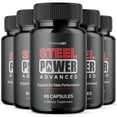 thumbnail image 1 of Steel Power Advanced Formula Natural Supplement Pills for Max Strength SteelPower 300 Capsules, 1 of 8