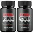 thumbnail image 1 of Steel Power Advanced Formula Pills All Natural Vitamin Supplement SteelPower 120 Capsules, 1 of 8