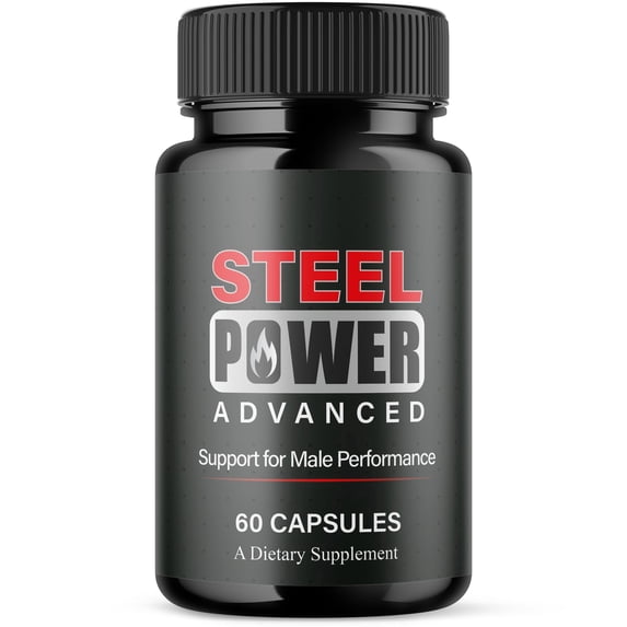 Steel Power Advanced Formula Pills All Natural Vitamin Supplement SteelPower 60 Capsules