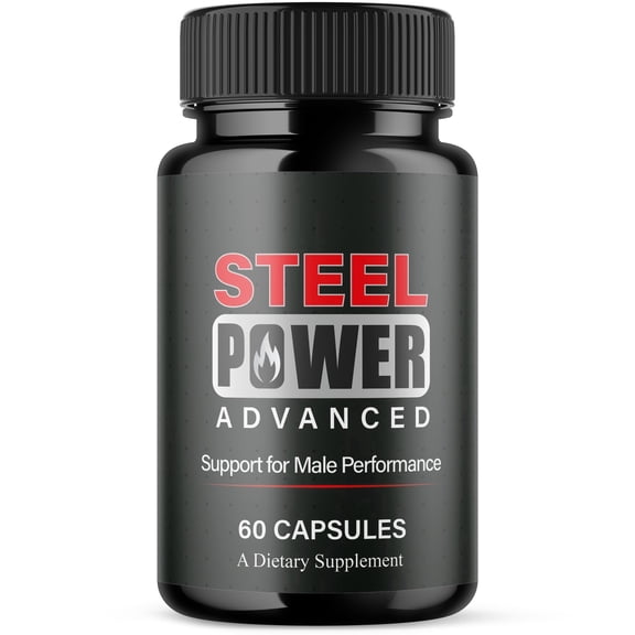 Steel Power Advanced Formula Pills All Natural Vitamin Supplement SteelPower 60 Capsules