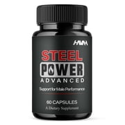 Steel Power Advanced Wellness Supplement, SteelPower Maximum Strength 60 Capsules