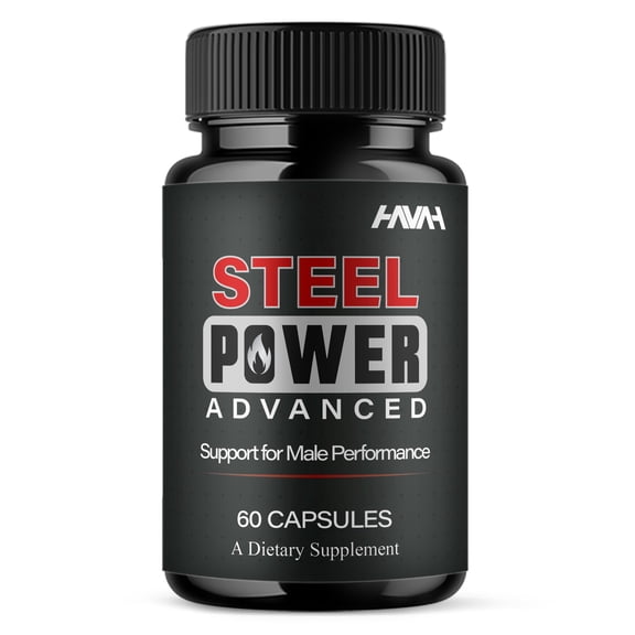 Steel Power Advanced Wellness Supplement, SteelPower Maximum Strength (60 Capsules)