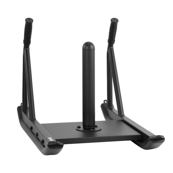 Steel Power Sled with Handle for Athletic Training,Compatible with 1/2" Weight Plates