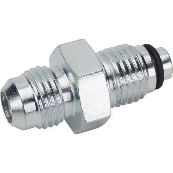 Steel Power Steering Box Adapter Fitting 14mm-1.5 IFM/-6 AN, 80-Up GM