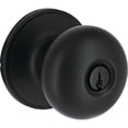 thumbnail image 1 of Steel Pro Matte Black Half Round Entry Knob TFX900B, 1 of 1