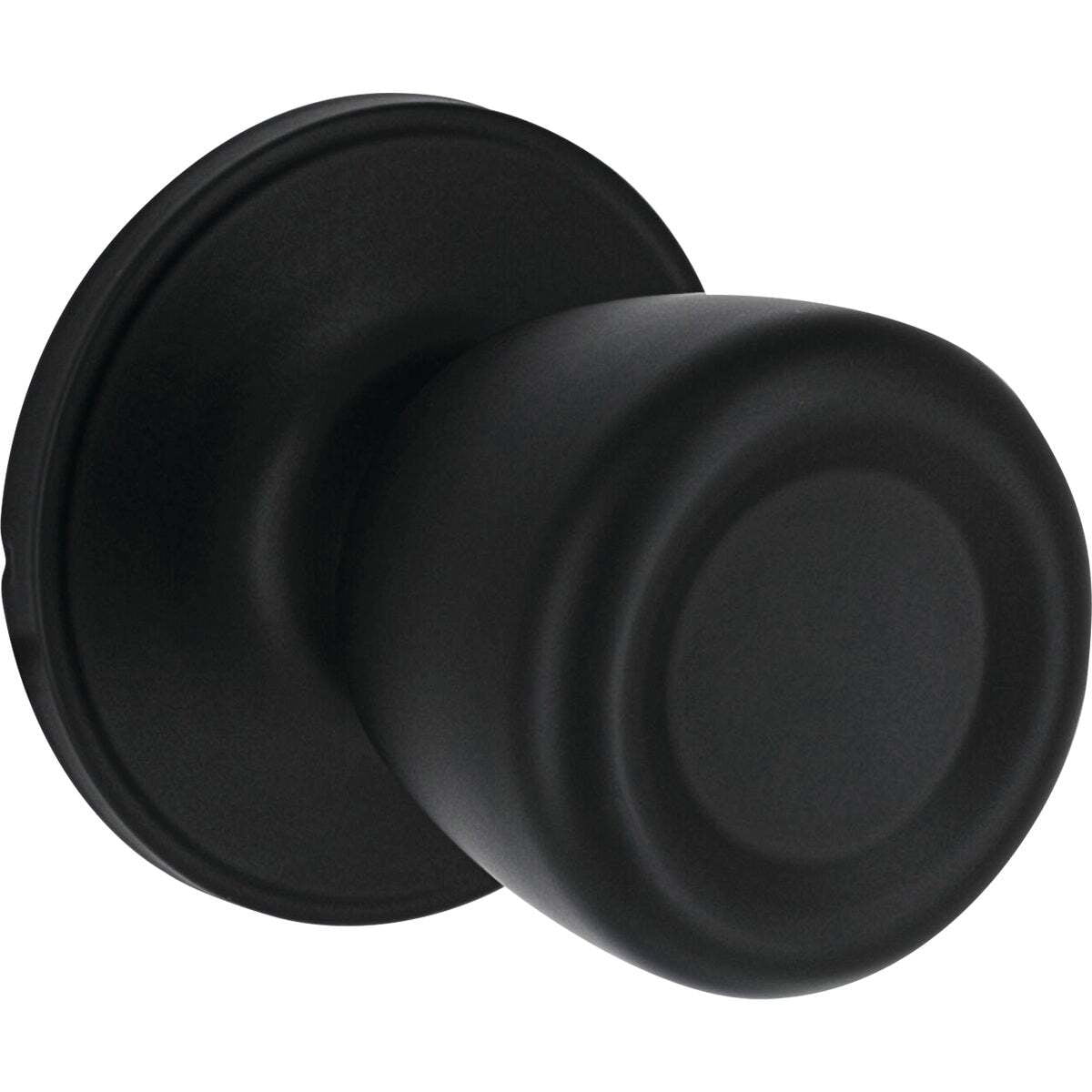 Steel Pro Matte Black Tulip Passage Door Knob TRX930B — Residential Use, Standard Application