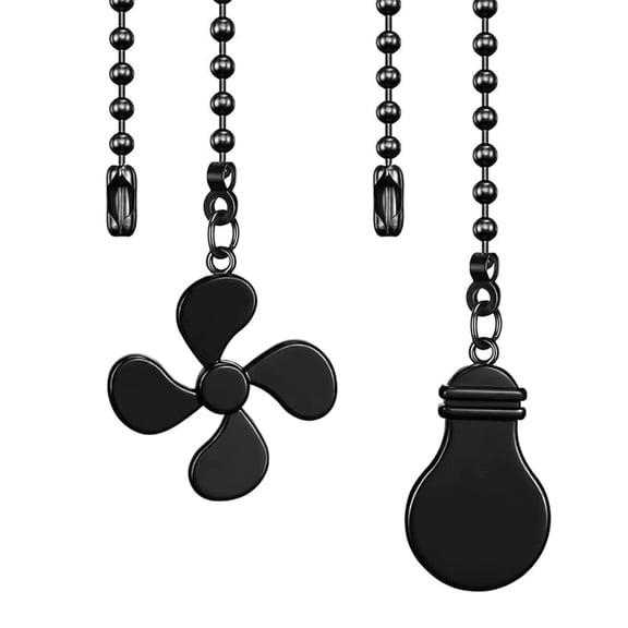 Steel Pull Chain Extension Decorative Fan Pulls easy installs Fan Switches for Ceiling Fan Switches in Modern Home Setting