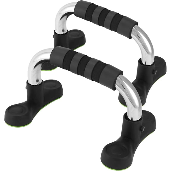 Steel Push Up Handles for Floor, Portable Push Up Stands with Non-Slip Grip, Angled Incline
