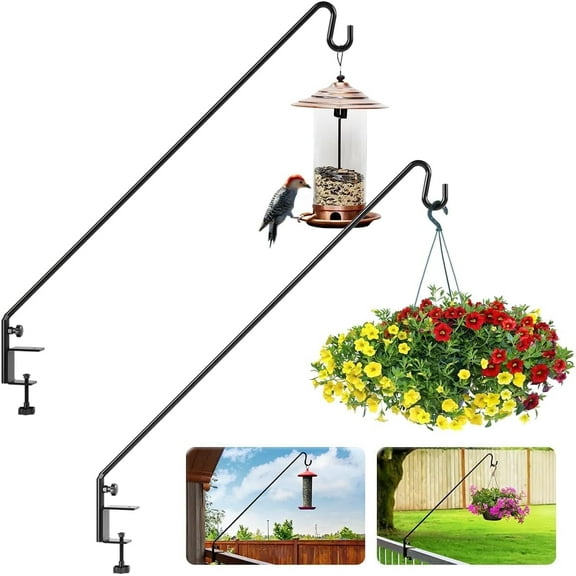 Steel - Railing hook 43in - Black - 2pcs